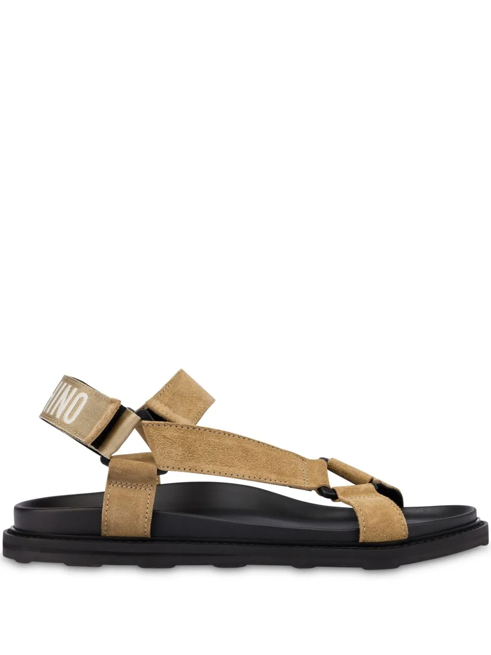 Moschino Suède sandalen Bruin