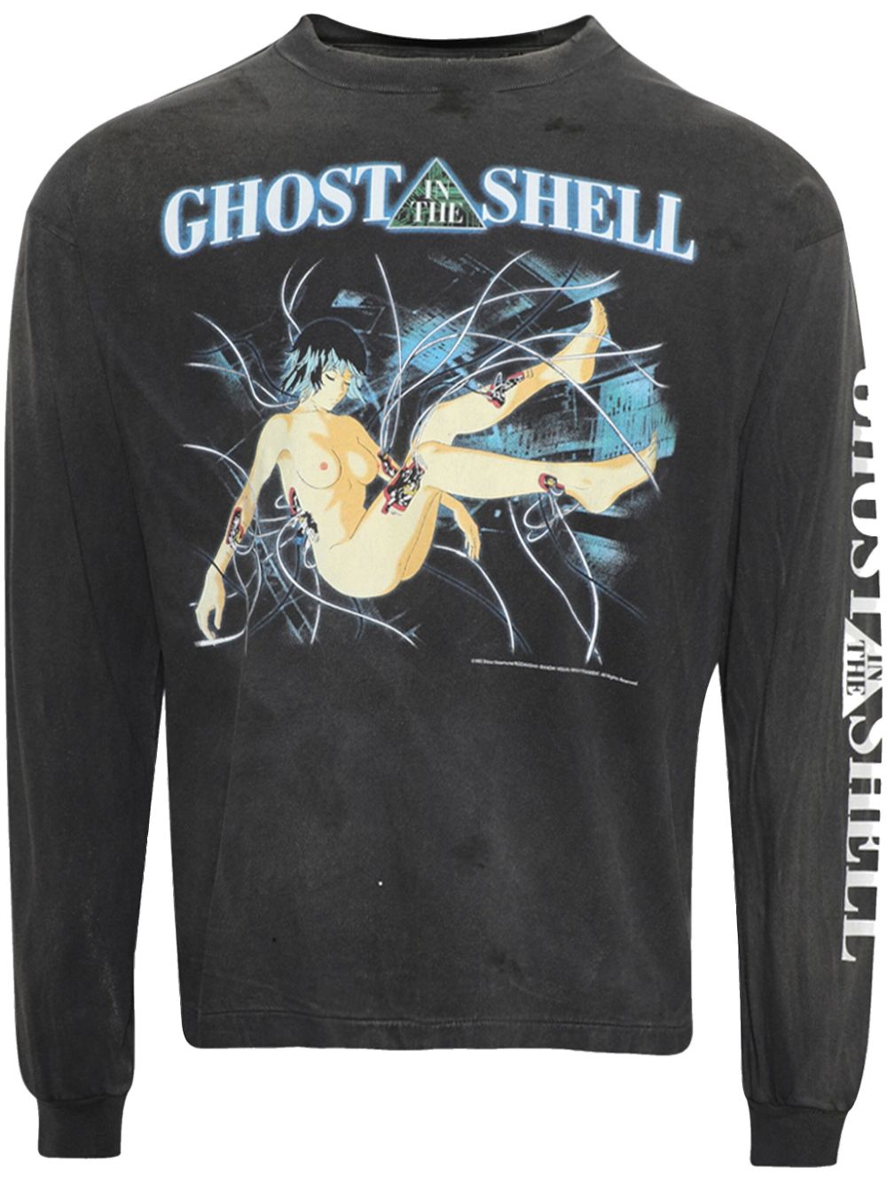 SAINT MXXXXXX Ghost In The Shell T-shirt Zwart