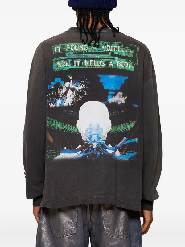 SAINT MXXXXXX Ghost In The Shell T-shirt | Black | FARFETCH