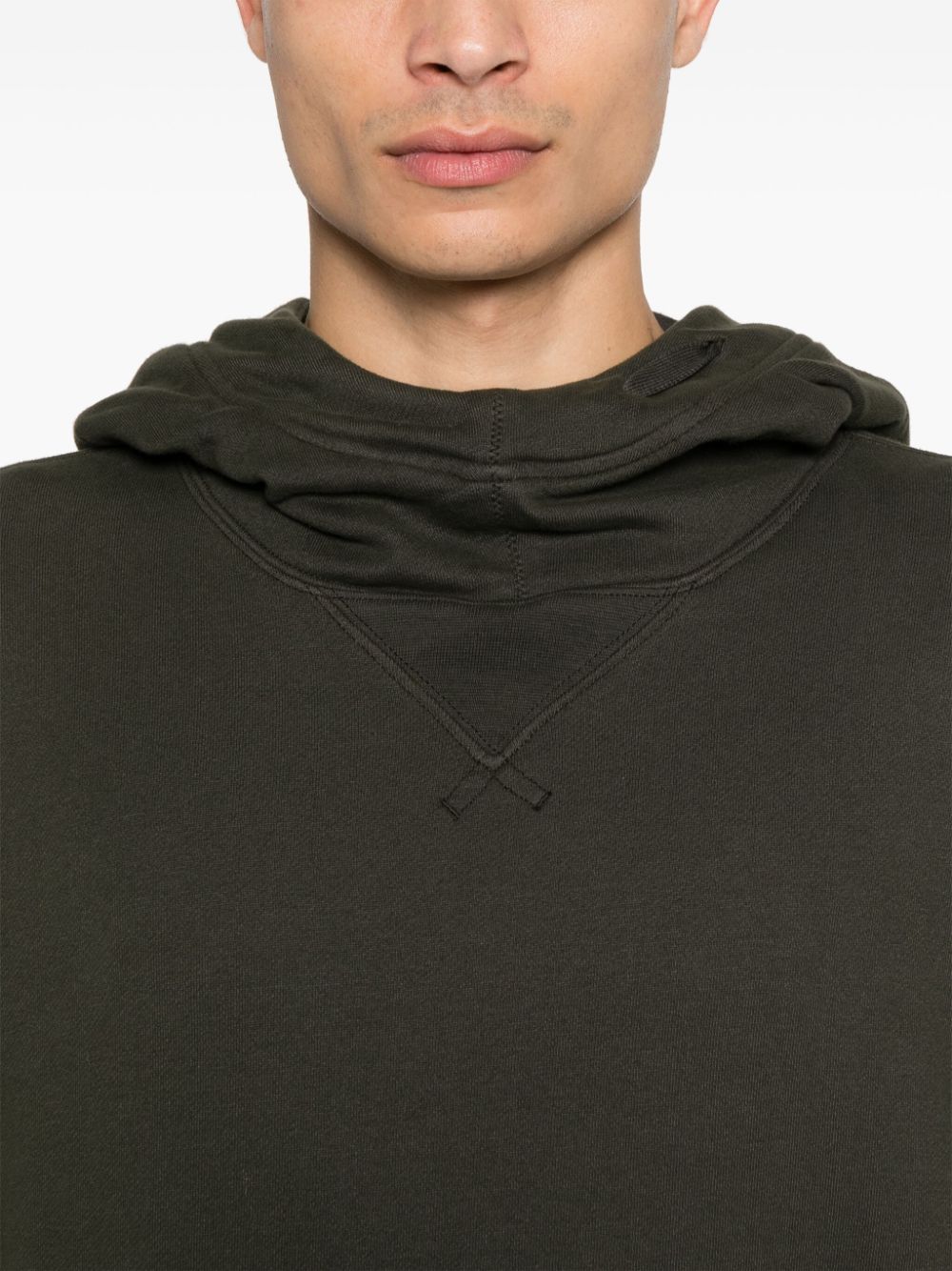 Ten C Katoenen hoodie Groen