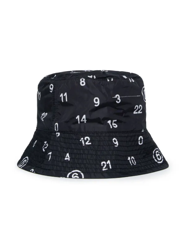 mm6 maison margiela バケットハット MM6 Maison Margiela Kids バケットハット | ブラック | FARFETCH JP