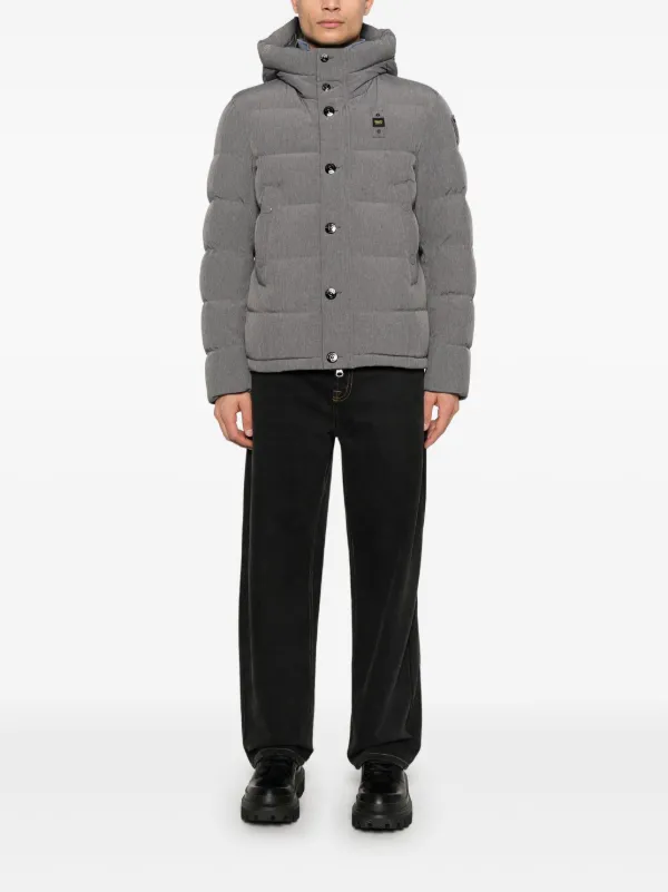 Blauer Dean Puffer Jacket Grey FARFETCH PH