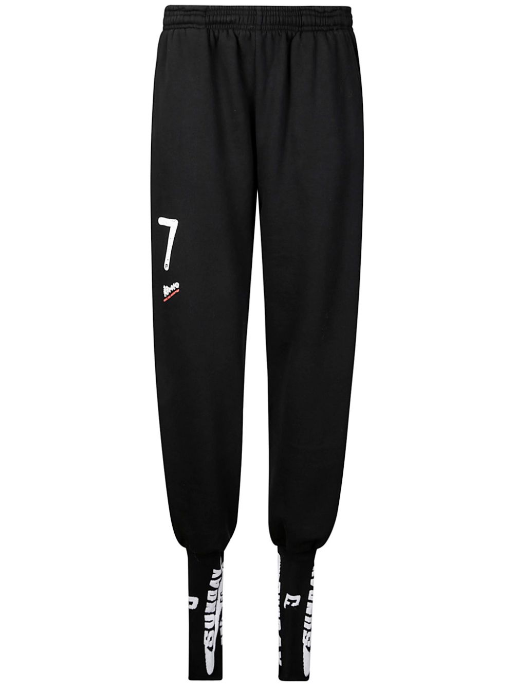 logo-print track pants