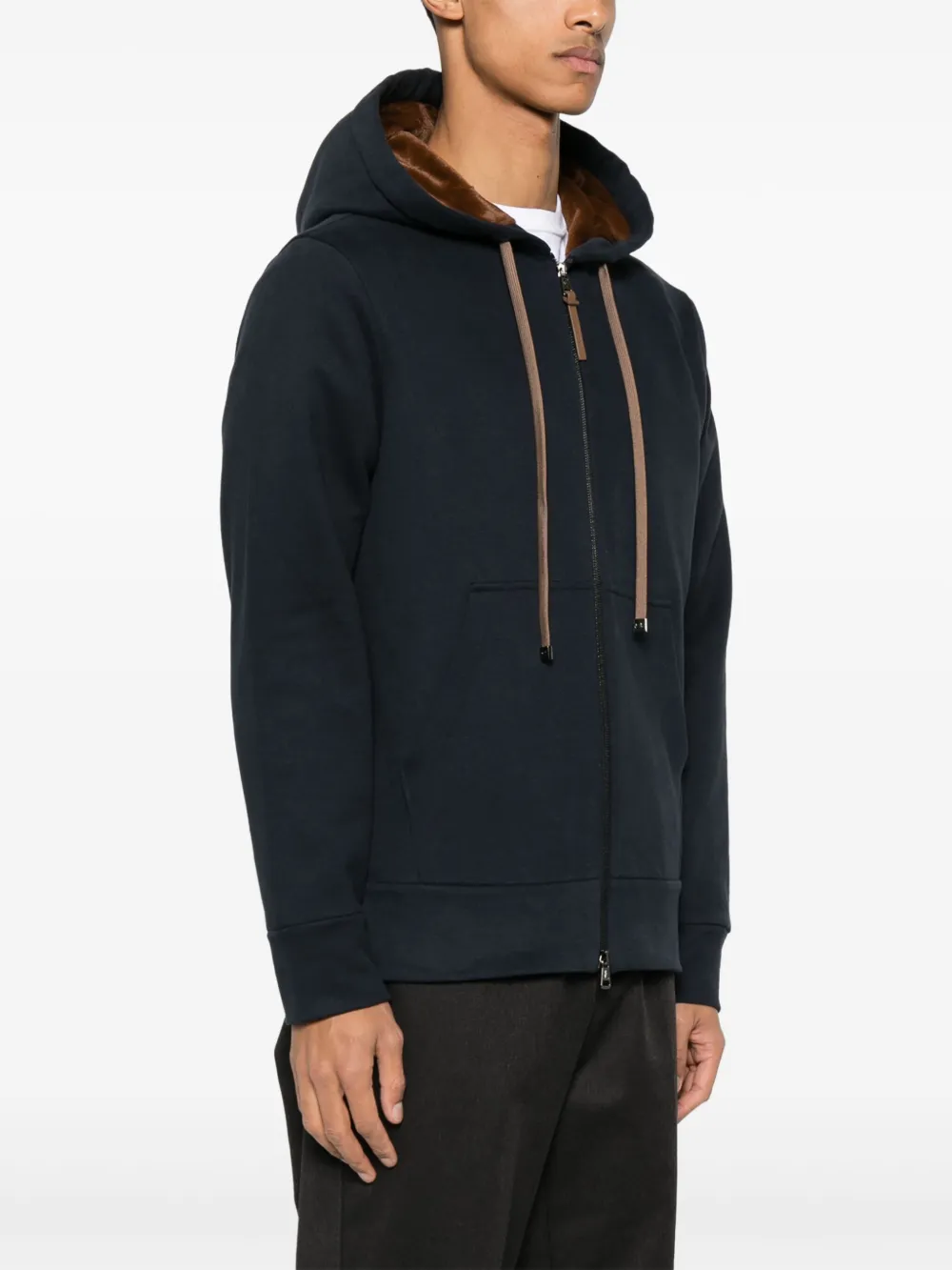 Moncler Katoenen hoodie Blauw