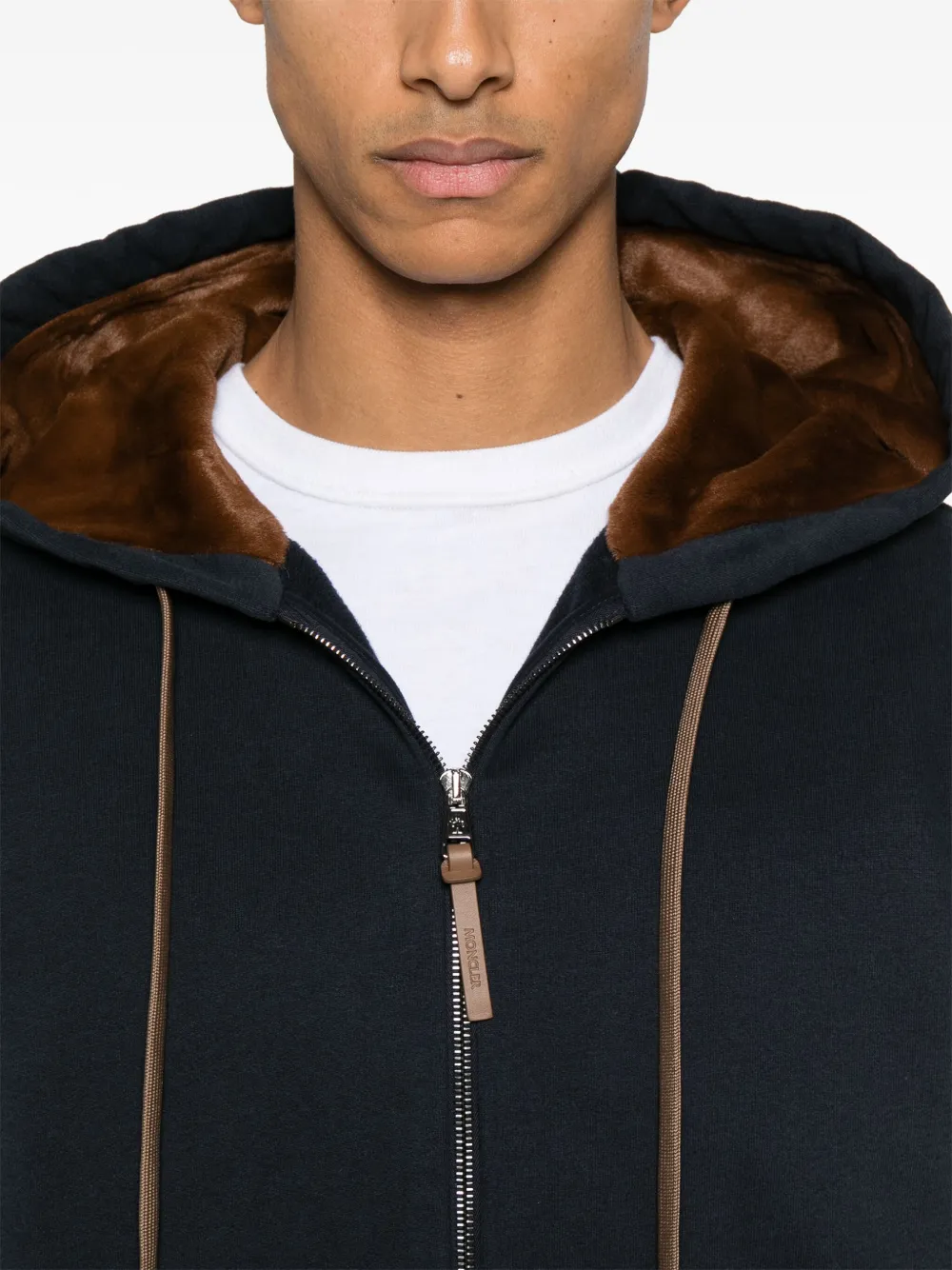 Moncler Katoenen hoodie Blauw