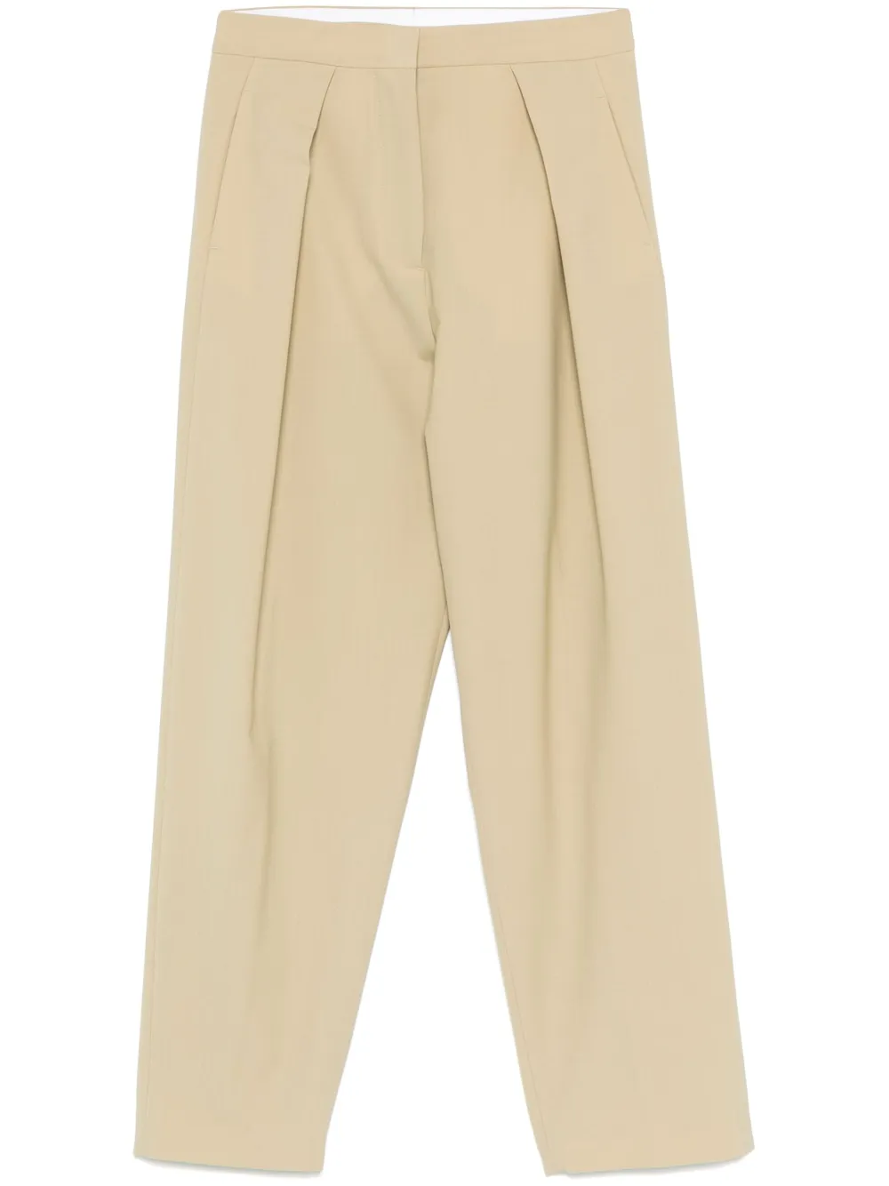 Moncler Broek met logopatch Beige