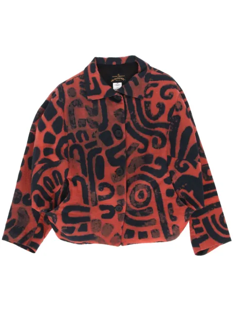Vivienne Westwood Pre-Owned جاكيت بطبعة تجريدية 2014