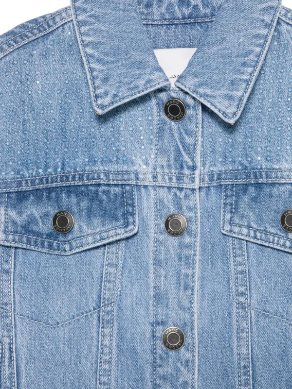 Marc Jacobs Kids rhinestone-embellished Jacket | Blue | FARFETCH