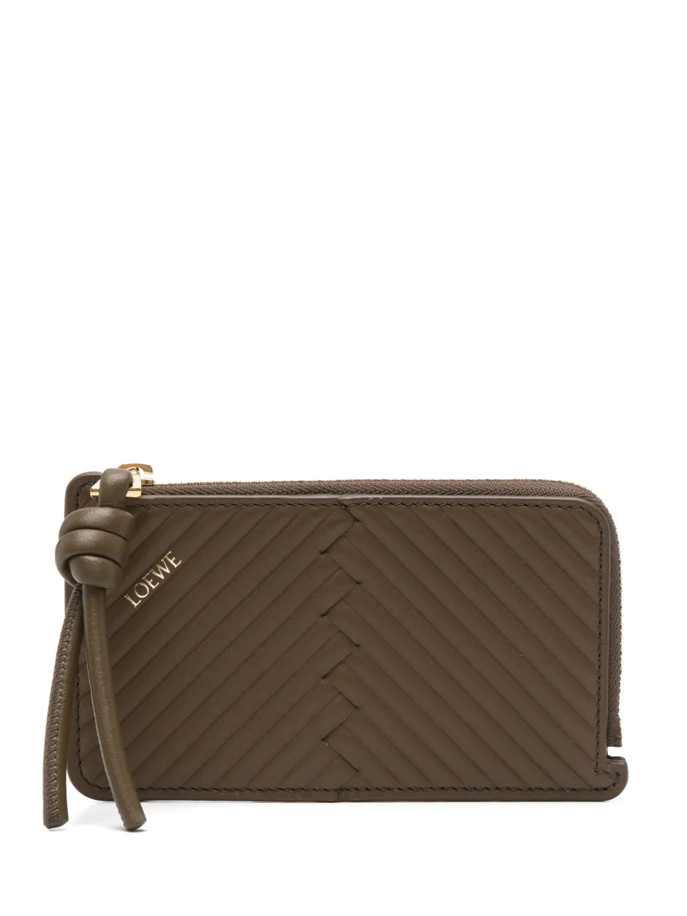 LOEWE Portacarte con nodo - Marrone