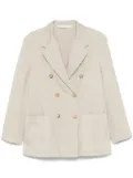 Palm Angels double-breasted blazer - Neutrals