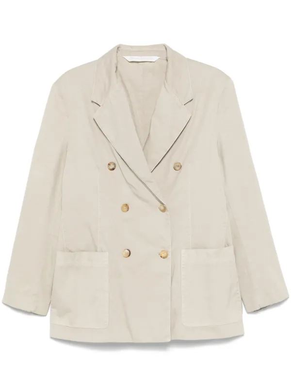 Palm Angels double-breasted Blazer | Neutrals | FARFETCH