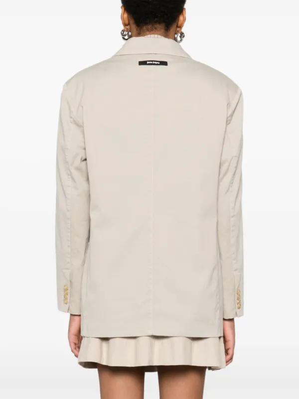 Palm Angels double-breasted Blazer | Neutrals | FARFETCH ZA