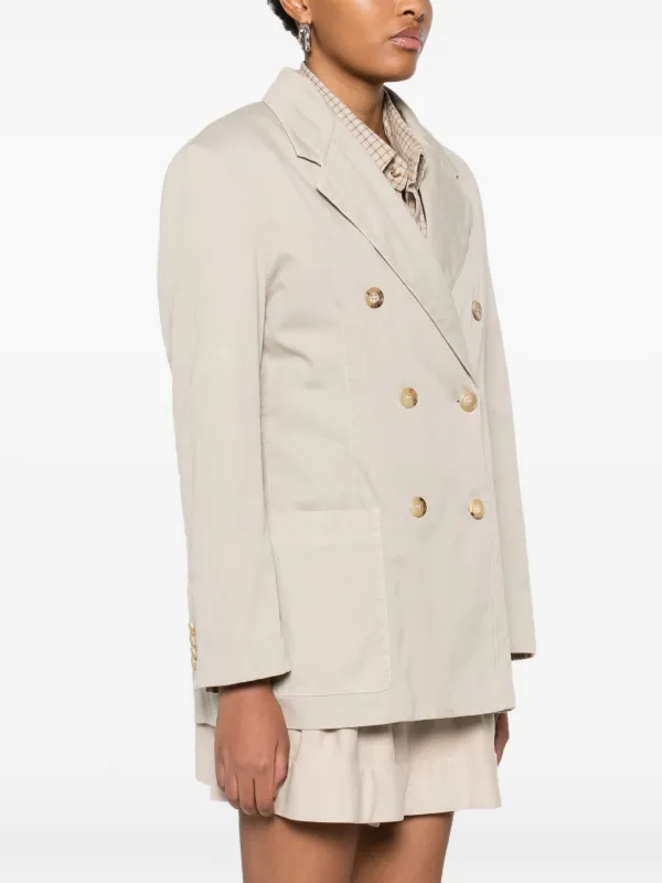 Palm Angels double-breasted Blazer | Neutrals | FARFETCH ZA