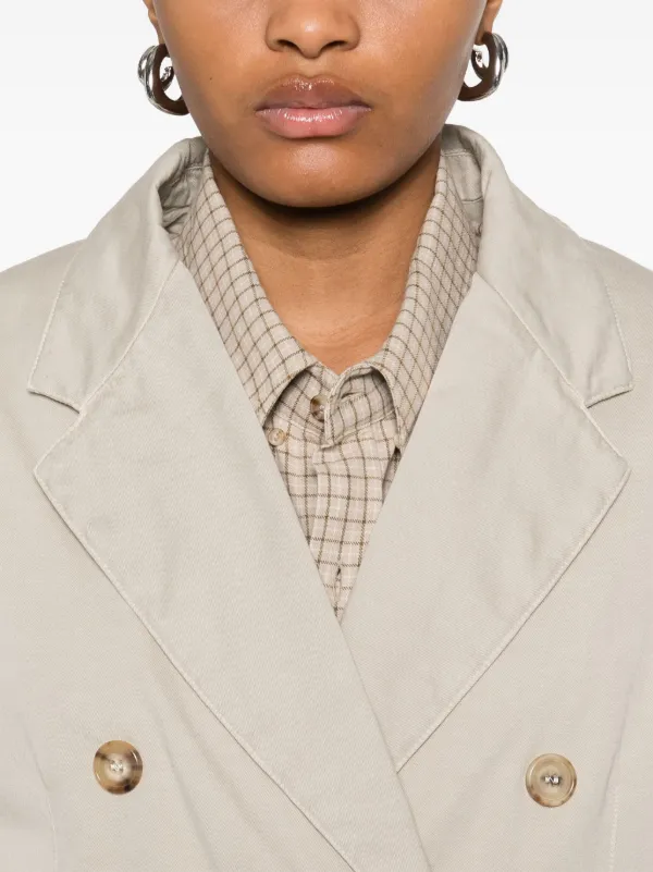 Palm Angels double-breasted Blazer | Neutrals | FARFETCH AZ