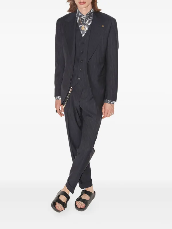 Gabriele Pasini ストライプ スーツ | ブラック | FARFETCH JP