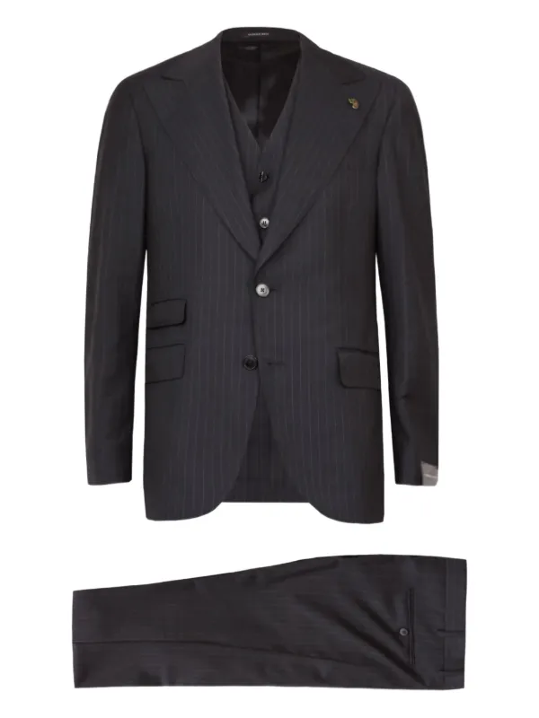Gabriele Pasini ストライプ スーツ | ブラック | FARFETCH JP