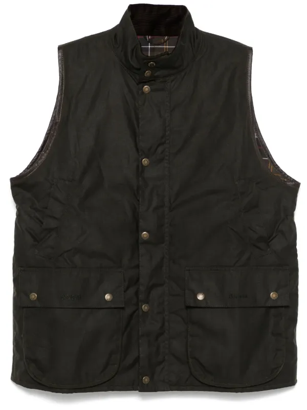 Barbour x Barbour Waxed Gilet Green FARFETCH ZA