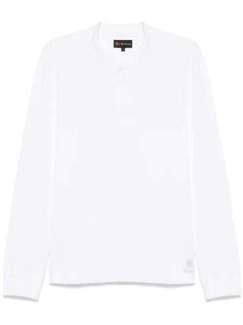 T-shirt Henley à col tunisien - Baracuta - Modalova