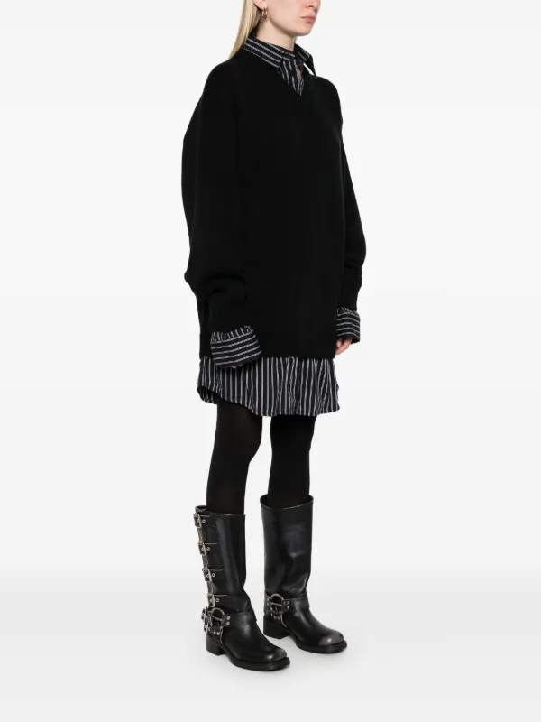 Balenciaga レイヤード セーター | ブラック | FARFETCH JP