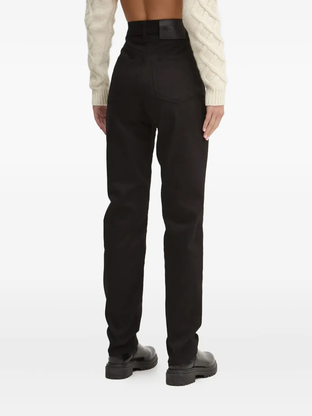 Hugo Boss Button-fastening Jeans In Black