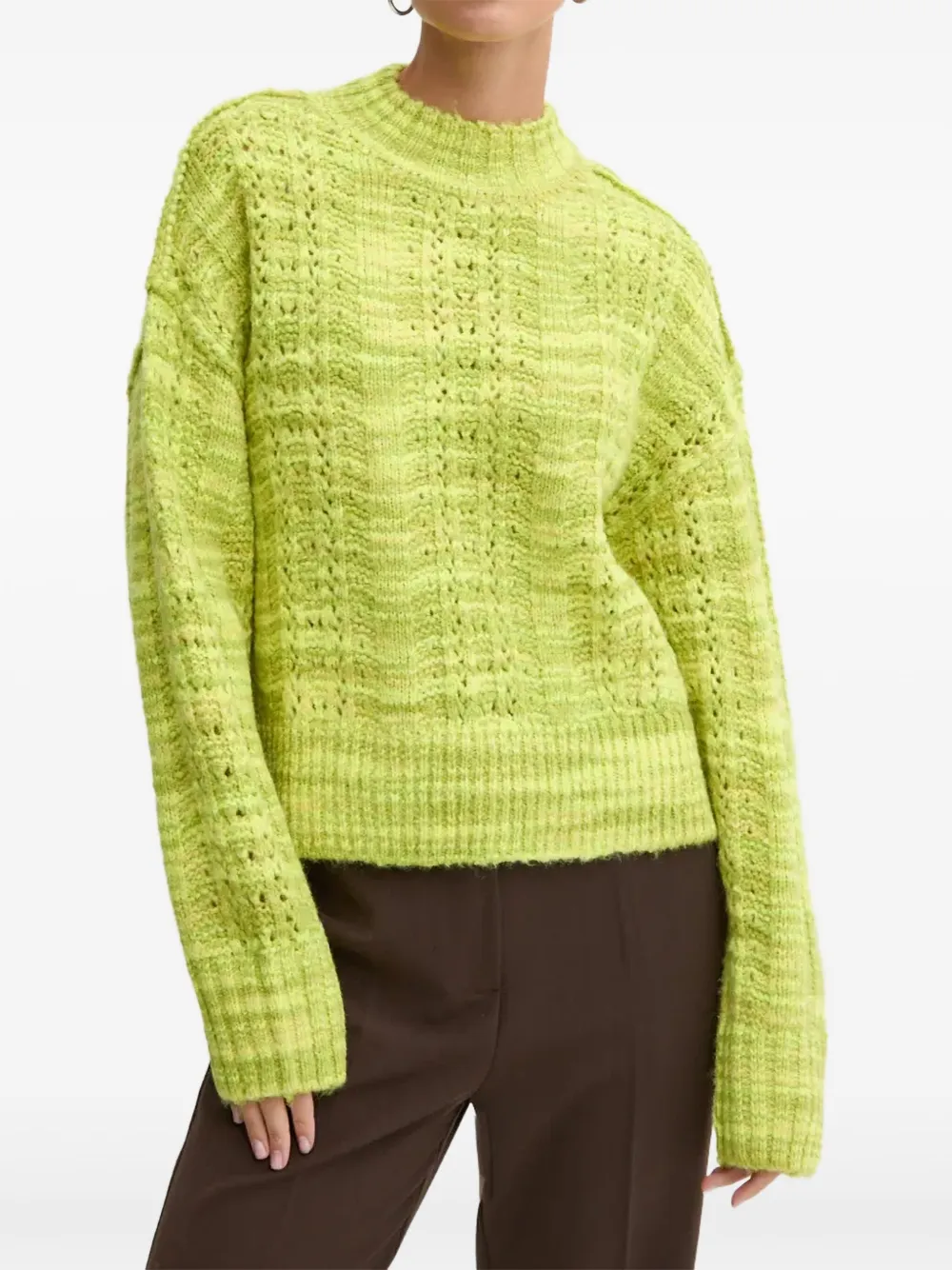 HUGO suéter con cuello alto | verde | Image 1