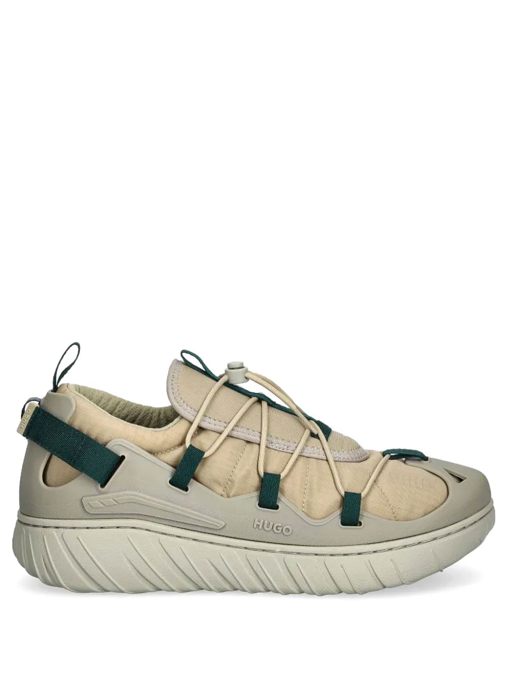 HUGO panelled sneakers Neutrals