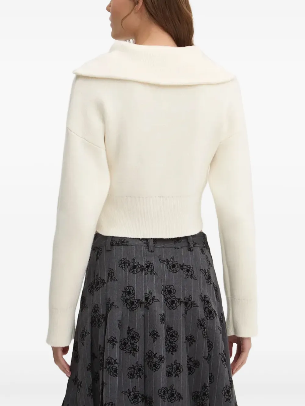 HUGO Trui met rits Beige