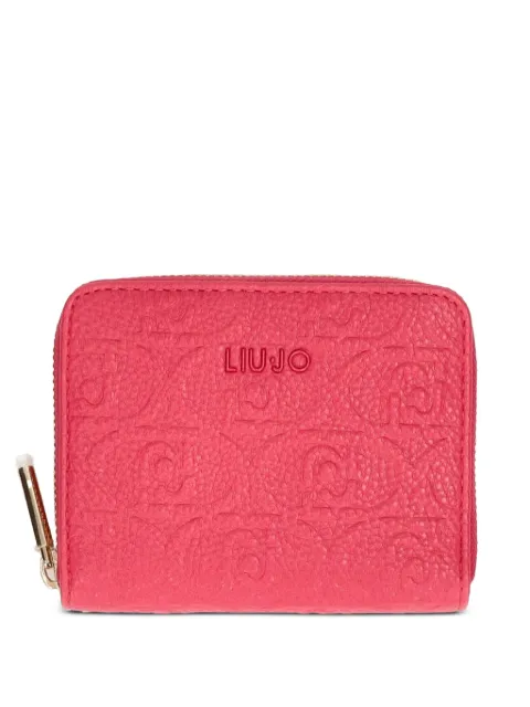 LIU JO cartera con cierre y logo en relieve