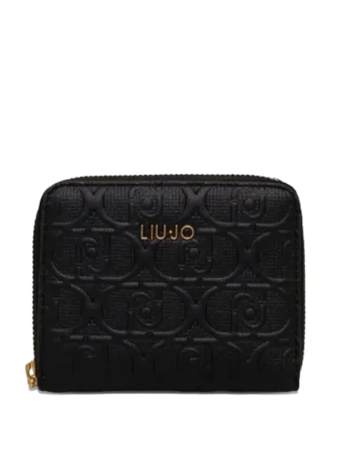 LIU JO embossed zip-around wallet