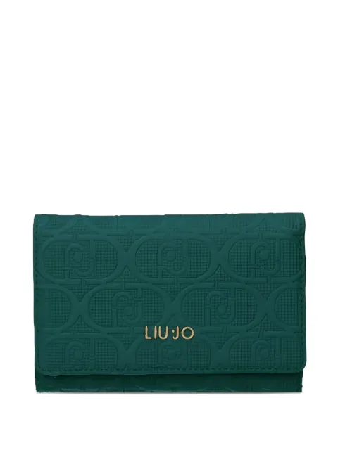 LIU JO cartera plegable con logo en relieve