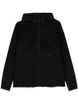 MM6 Maison Margiela zip-up Hooded Jacket | Black | FARFETCH