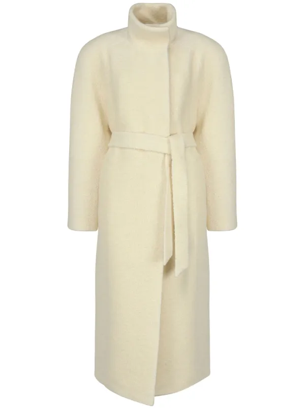 Boucle wrap coat on sale