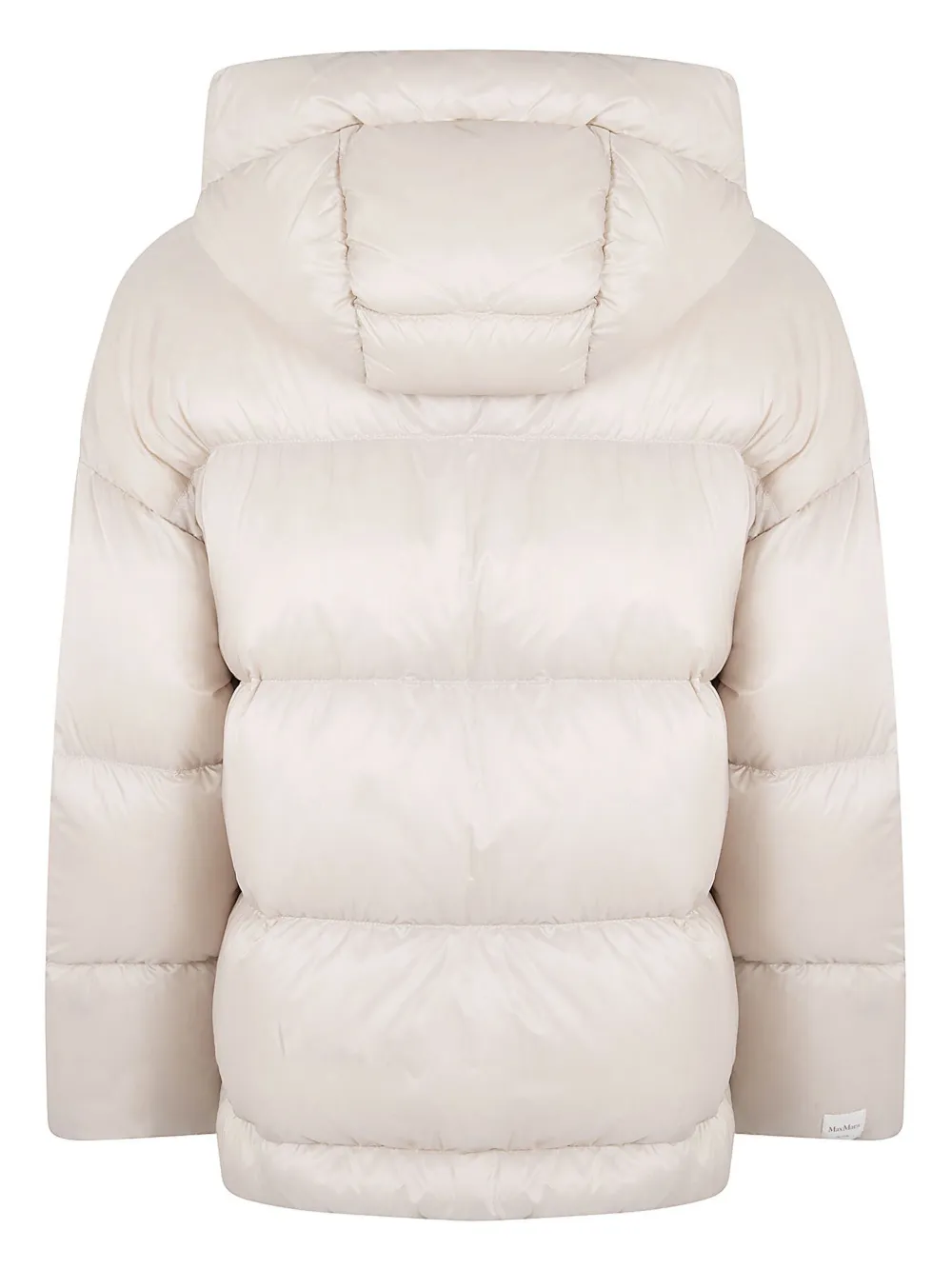 Max Mara Puffer Hooded Dow Jacket In Brown