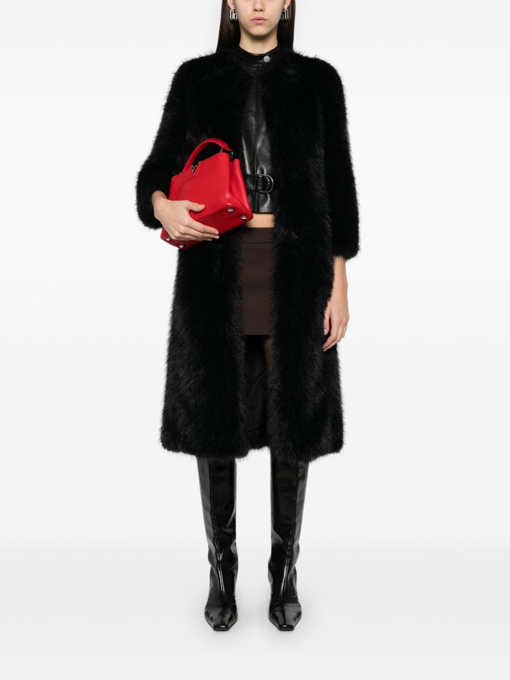 Prada Aspen coat - Zwart