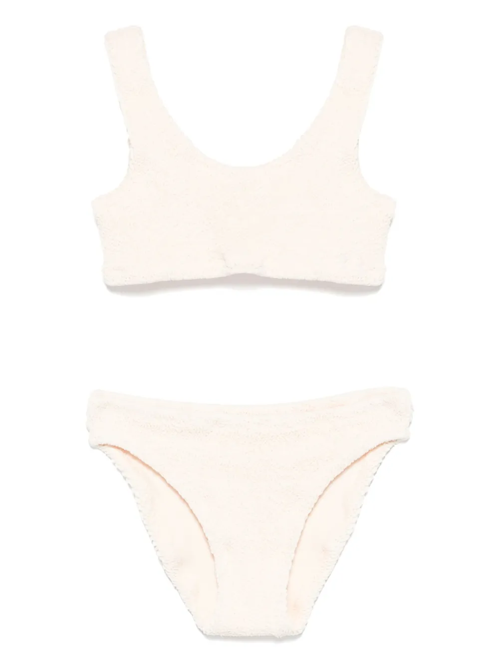 MC2 Saint Barth Kids Gekreukte bikini Beige