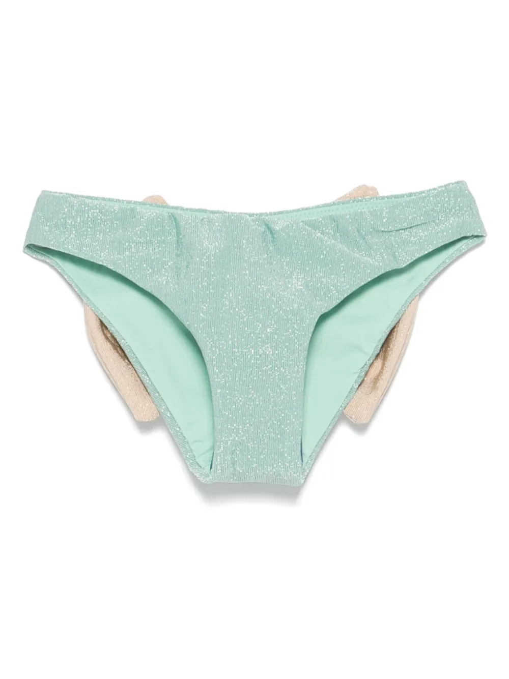 MC2 Saint Barth Kids Lurex bikinislip Groen