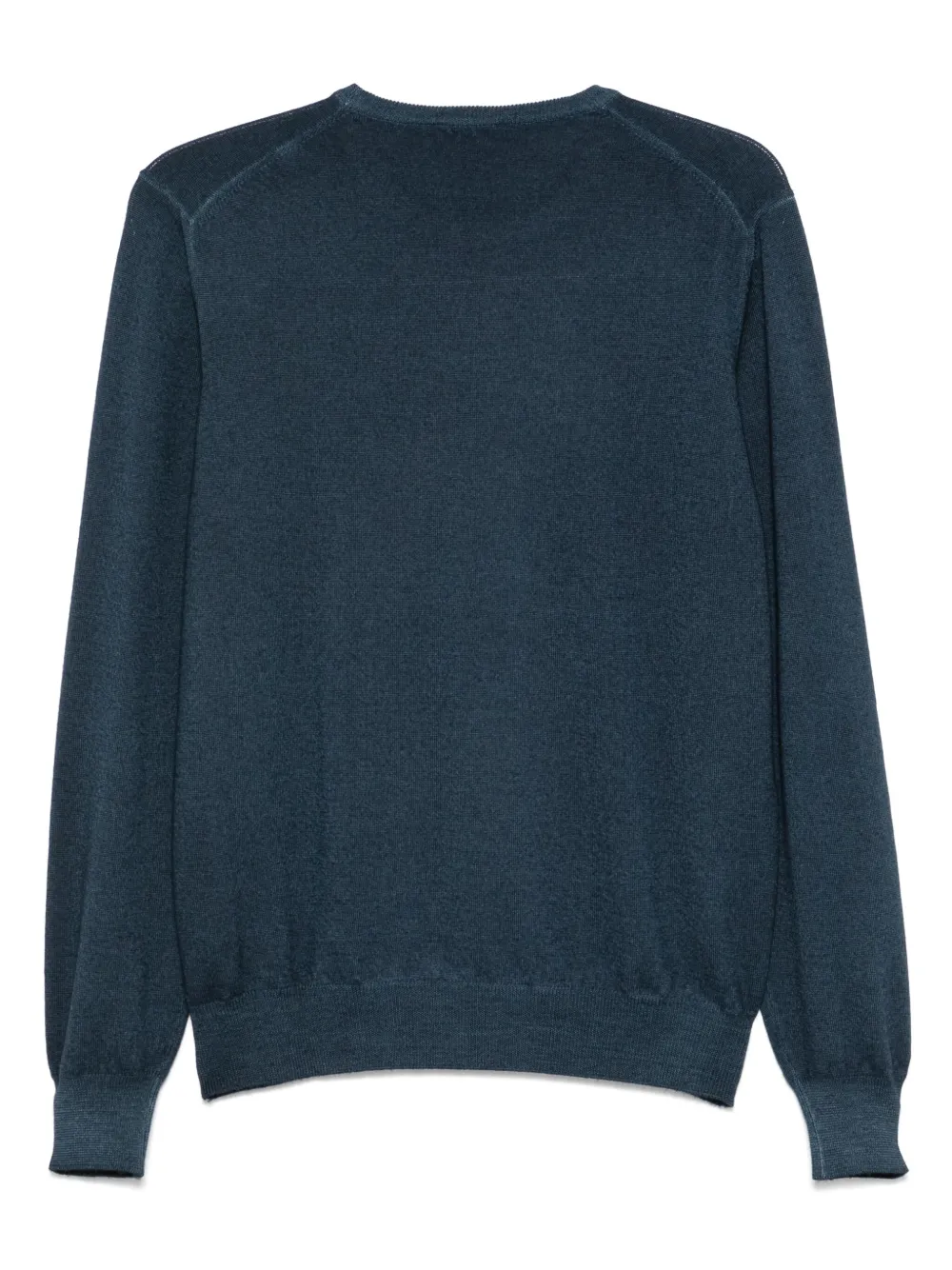Barba Trui van scheerwol - Blauw