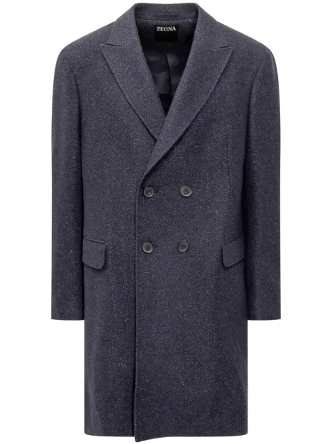 Zegna abrigo con doble botonadura