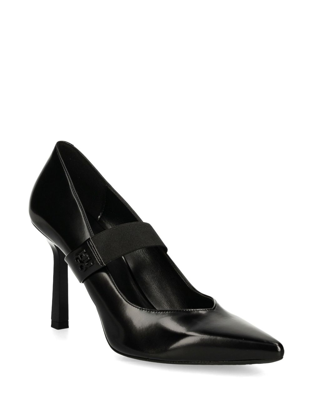 HUGO leather pumps - Zwart