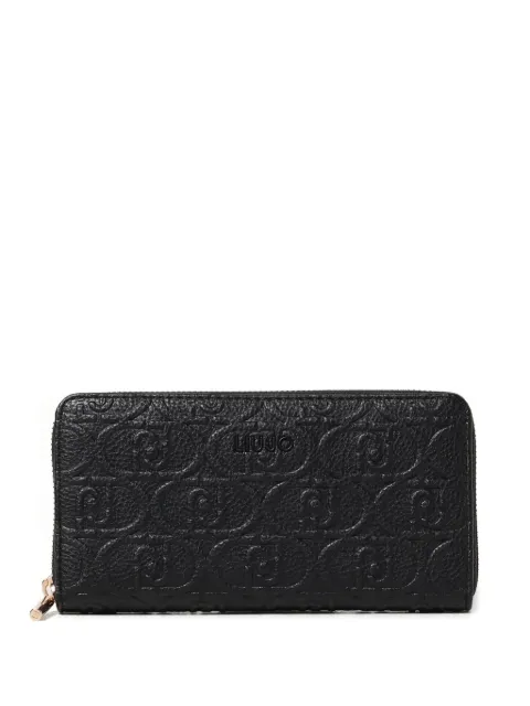 LIU JO embossed zip-around wallet