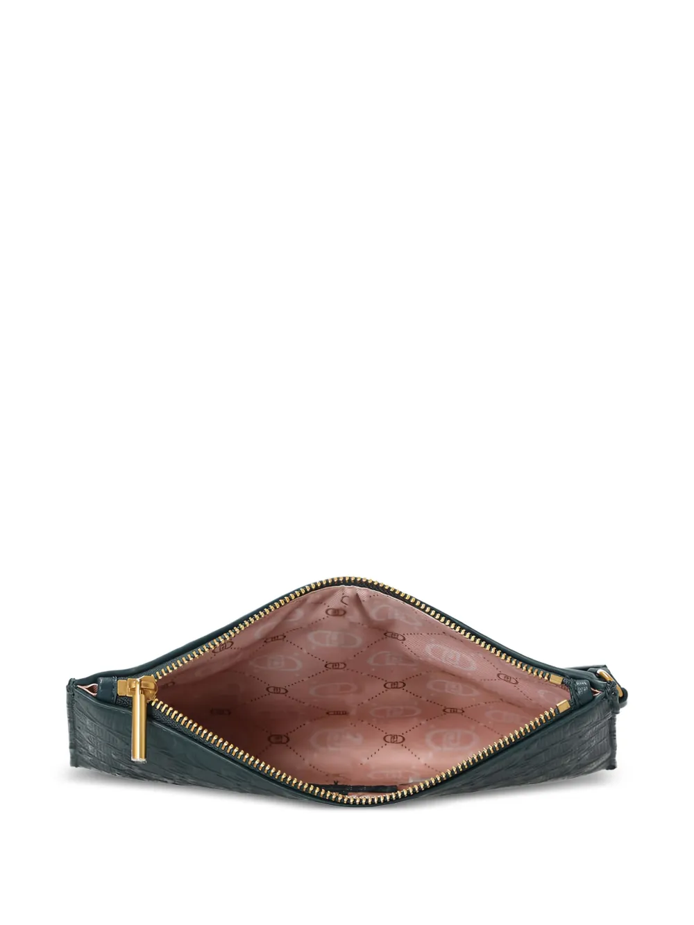 LIU JO Clutch met logoprint Groen