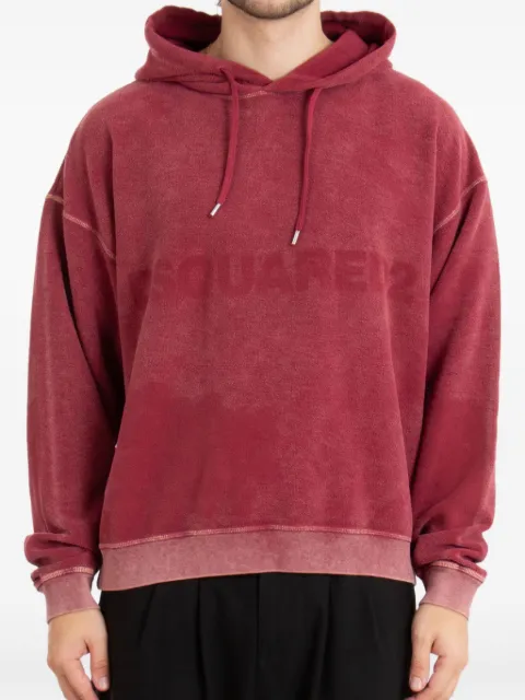 DSQUARED2 logo-print cotton hoodie