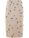 Christopher Esber beaded midi skirt - Neutrals