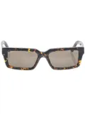 Off-White Warren rectangle-frame sunglasses - Brown