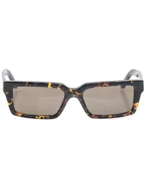 Off-White Eyewear Pittsburgh サングラス | ブラウン | FARFETCH JP