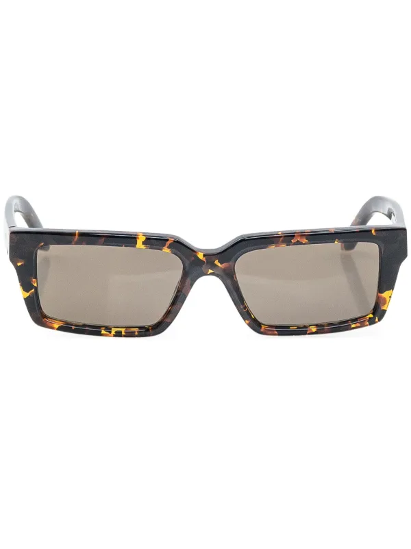 Off-White Eyewear Warren スクエアフレーム サングラス | ブラウン