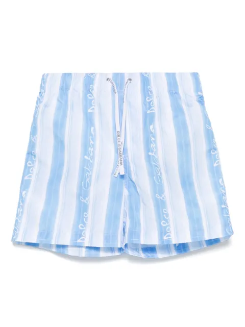 Dolce & Gabbana Kids شورت سباحة مخطط