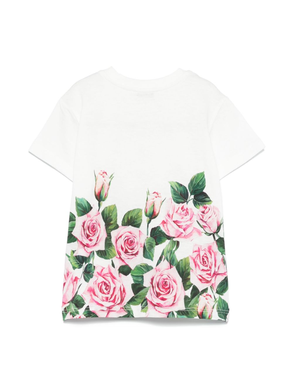 Dolce & Gabbana Kids T-shirt met logoprint - Wit