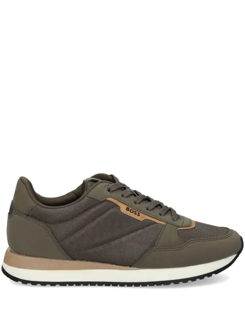 BOSS panelled sneakers