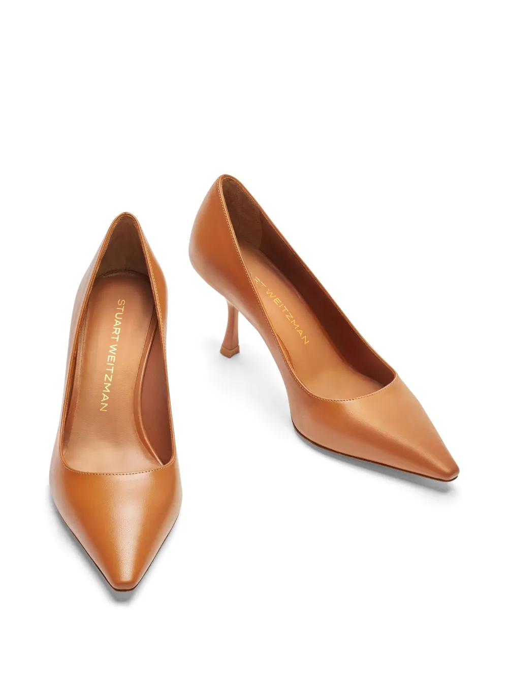 Stuart Weitzman 75mm Naomi pumps Brown